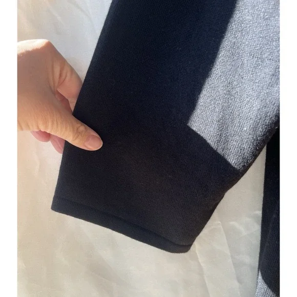 Quacker Factory Black Shirt Women's XL Jeweled Tunic 3/4 Sleeve‎ Top - Picture 5 of 6